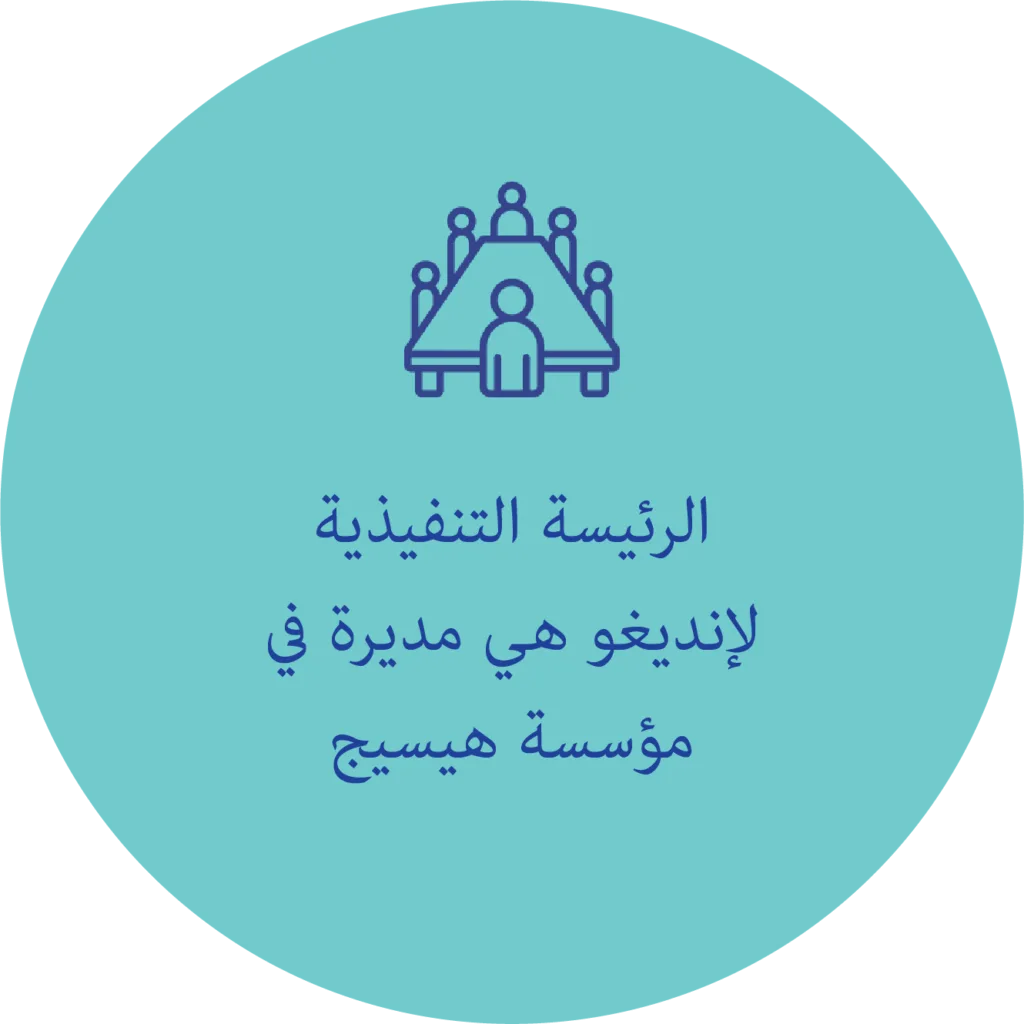 الرئيسة التنفيذية لإنديغو هي مديرة في مؤسسة هيسيج